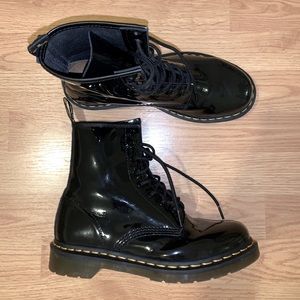 glossy dr. martens